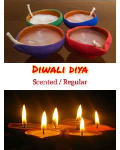 4 pcs Scented Diyas 