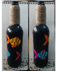 2 pcs Small Decorative Bottle Arts